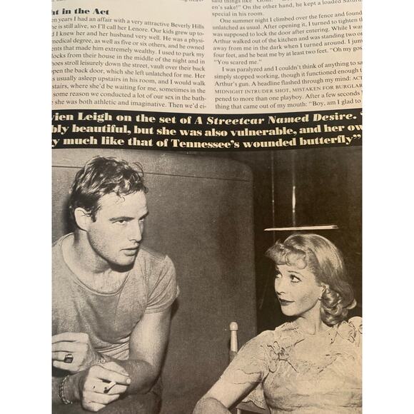 Vintage Vogue Magazine 1994 Marlon Brando Interview - Picture 7 of 9